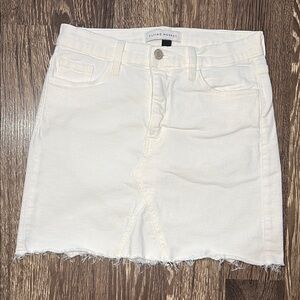 Flying Monkey White Denim Pencil Skirt size 29